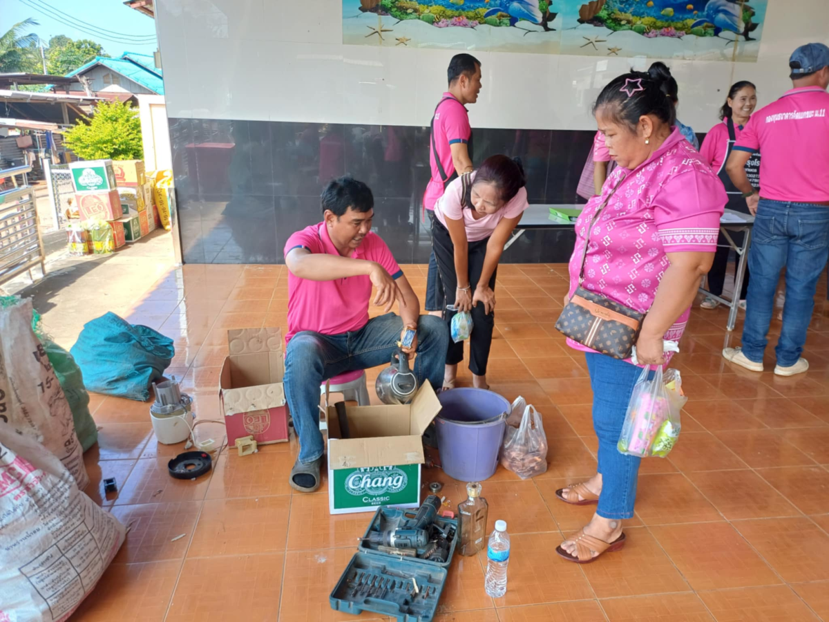 ภาพกิจกรรมการศึกษาดูงานธนาคารขยะ ณ บ้านเฉลียงพัฒนา