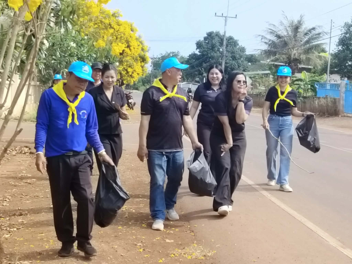 กิจกรรมบ้านเมืองสะอาด  บูชาคุณย่าโม  